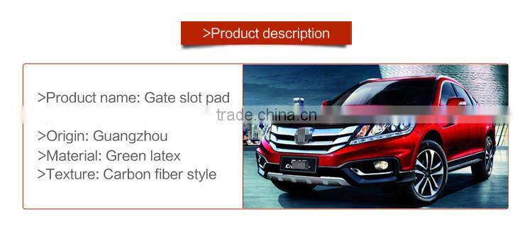 China OEM service car gate slot mat for Honda Crosstour 2014 8pcs/set