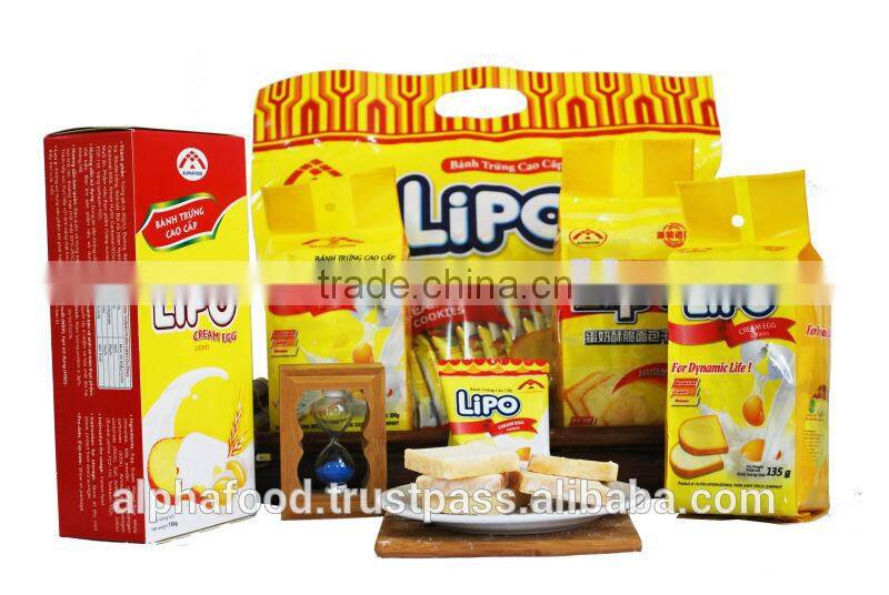 USEFUL PACKAGE - LIPO Cream 135G/bag Egg cookies