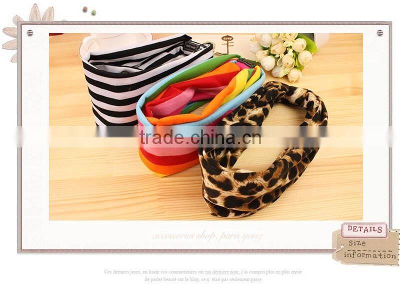 Hot Women Cotton Turban Twist Knot Head Wrap Headband Twisted Knotted Hair Band