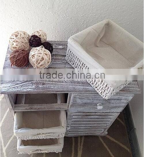 Antique Hot Sale Home Bedside Wooden Cabinet