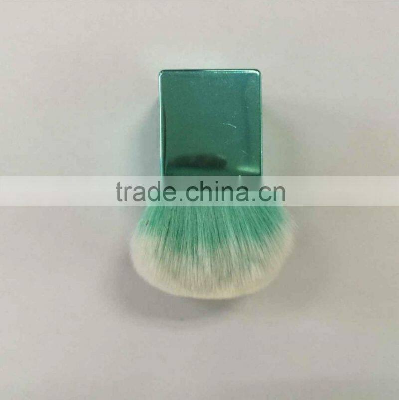 square metal handle make up tools - makeup powder blush brush