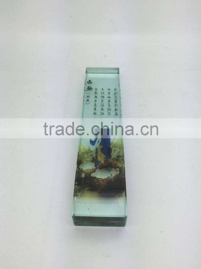 2015 New Design Paperweights, High Quality Customized Glass Crystal Paperweight