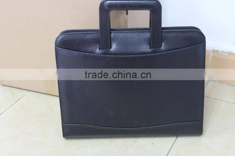 Faux Leather Portfolio, Handle Portfolio