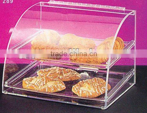 2015 Three tier acrylic cupcake display cabinet bakery pastry showcases