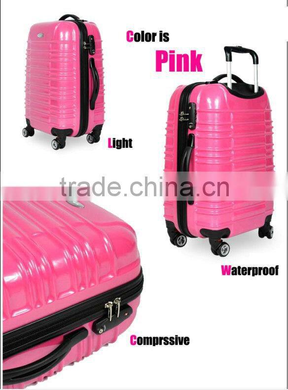 Eminent abs pc luggage bags set,travel luggage bags, abs trolley luggage