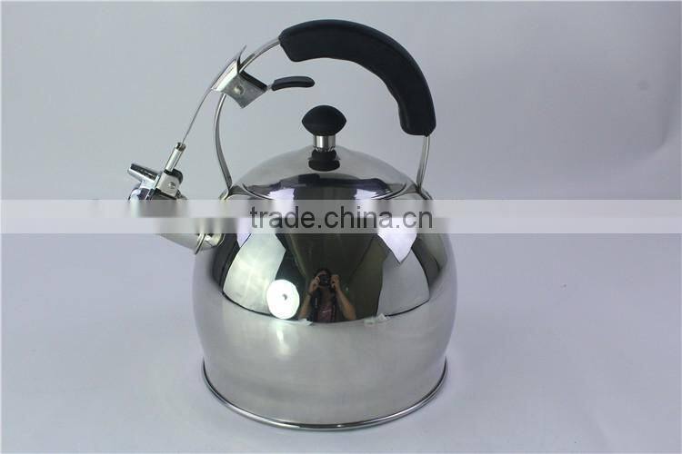 High quality non electric tea kettle stainless steel whistling kettle