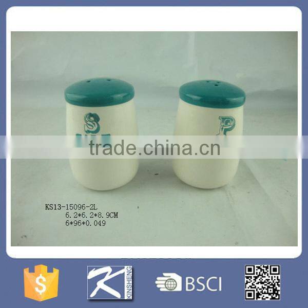 Ceramic Stoneware Kitchenware Salt and Pepper Holder