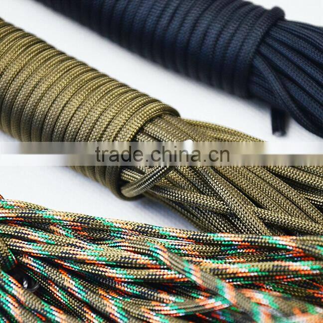 50 Meters Dia. 2mm one stand Cores Paracord for Survival Parachute Cord Lanyard Camping Climbing Rope Hiking Clothes line