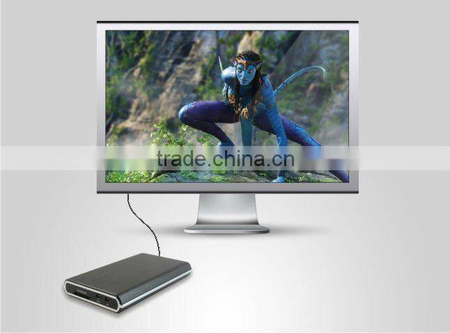hdmi output external hard drive media player portable tv player AD Player
