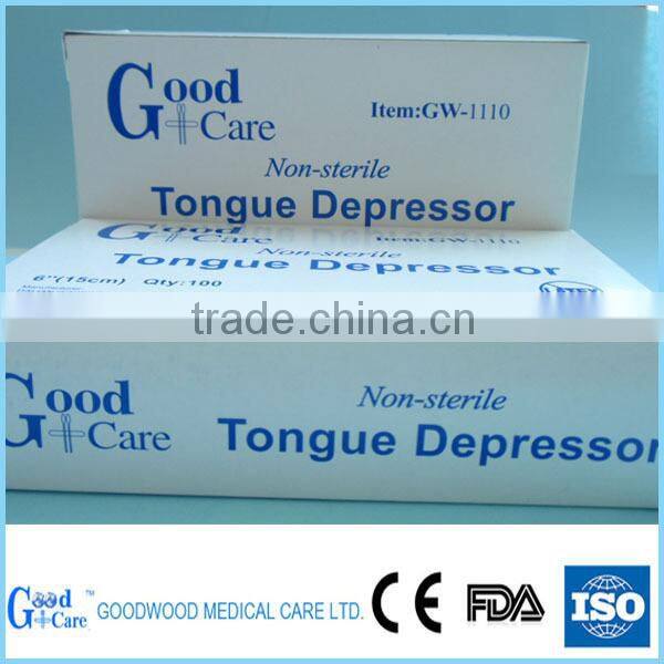 medical disposable tongue depressor
