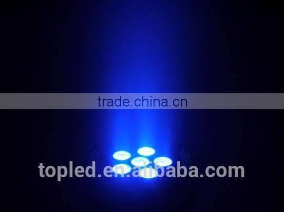 IR remote optional dmx led par 30W wireless par can 6*Tri-3W RGB led battery operated par light