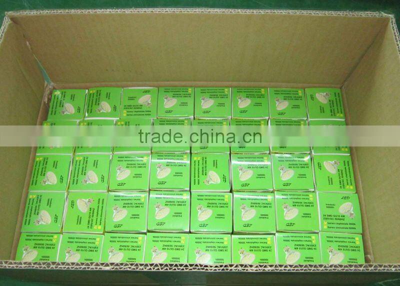 led manufacture bulb light SMD5050 320lm CRI>75 50* H56mm AC 85-265V E27/E26/E14/GU10/MR16 50,000h 2800-3200K, 4000-7000K