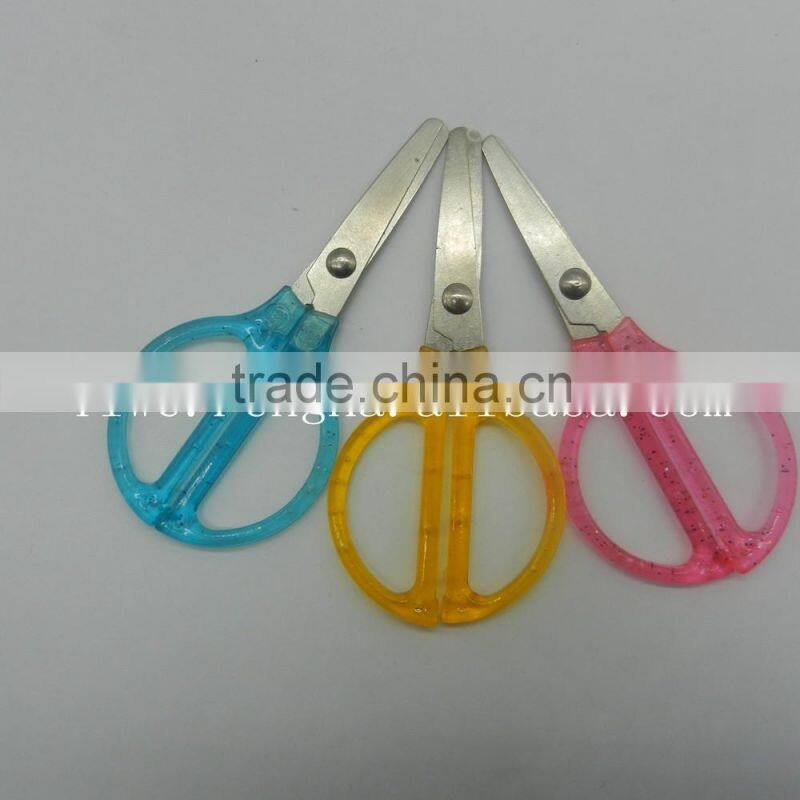 Hot sale safty kids scissors dagger tinsel student scissor