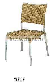 Commercial use humanization armrest rattan wicker office chairs YC116