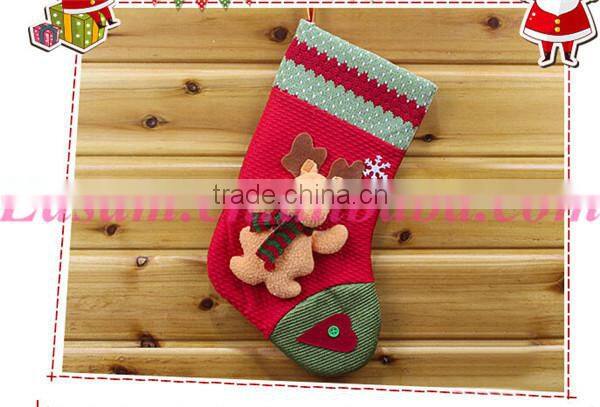 Small order acceptable santa gift beautiful christmas stocking