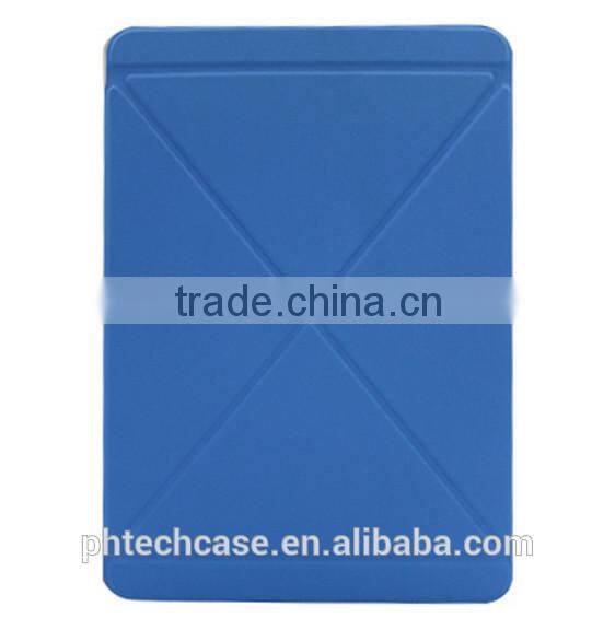 Black Smart Transformer Case for Apple iPad 6 PU Leather Cover Cases