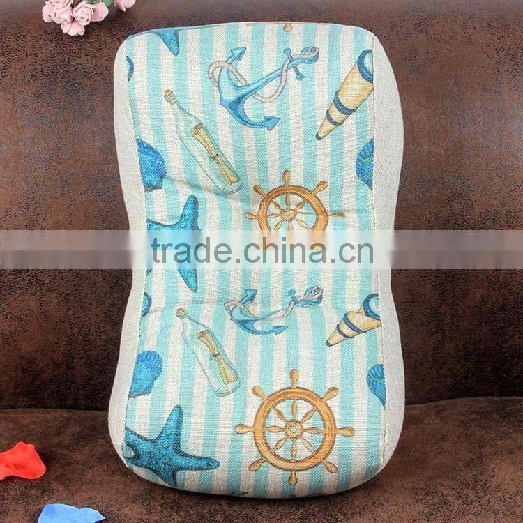 2015 new cartoon drift bottle starfish waist cushion cover home furnishing pillow Car pillow