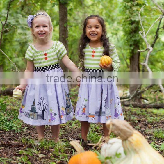 2016 newly arrival fun up in the clouds baby girls clothing parade girl cute dress