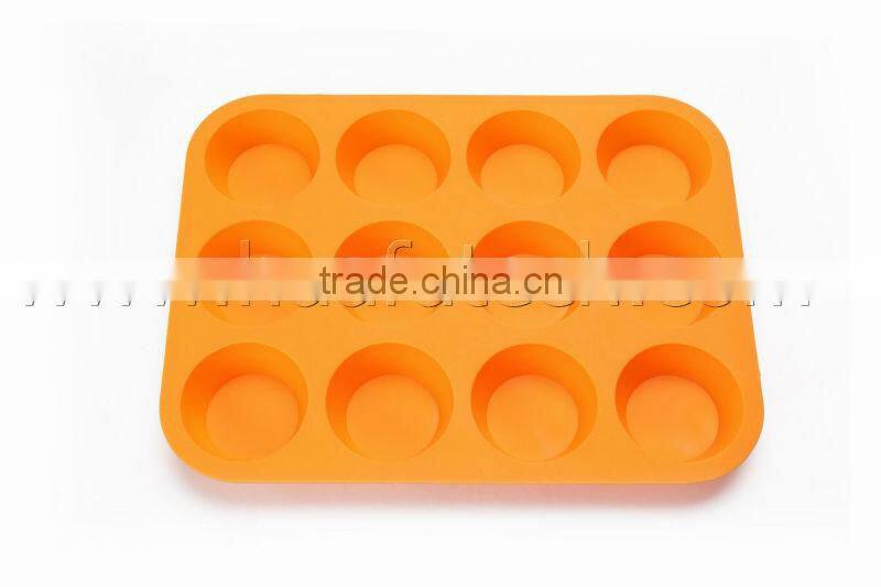 12 cup silicone cake mold silicone muffin pans