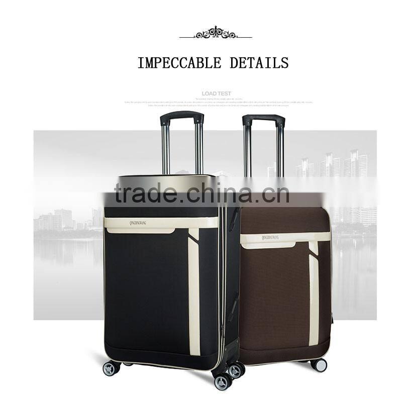 Soft Fabric EVA 1200D 600D Material Nylon Suitcase Trolley Case Luggage With Fashion Design
