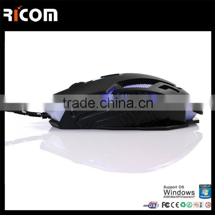 Cheap 1200DPI Wired Gaming Mouse on promotion--GM13--Shenzhen Ricom