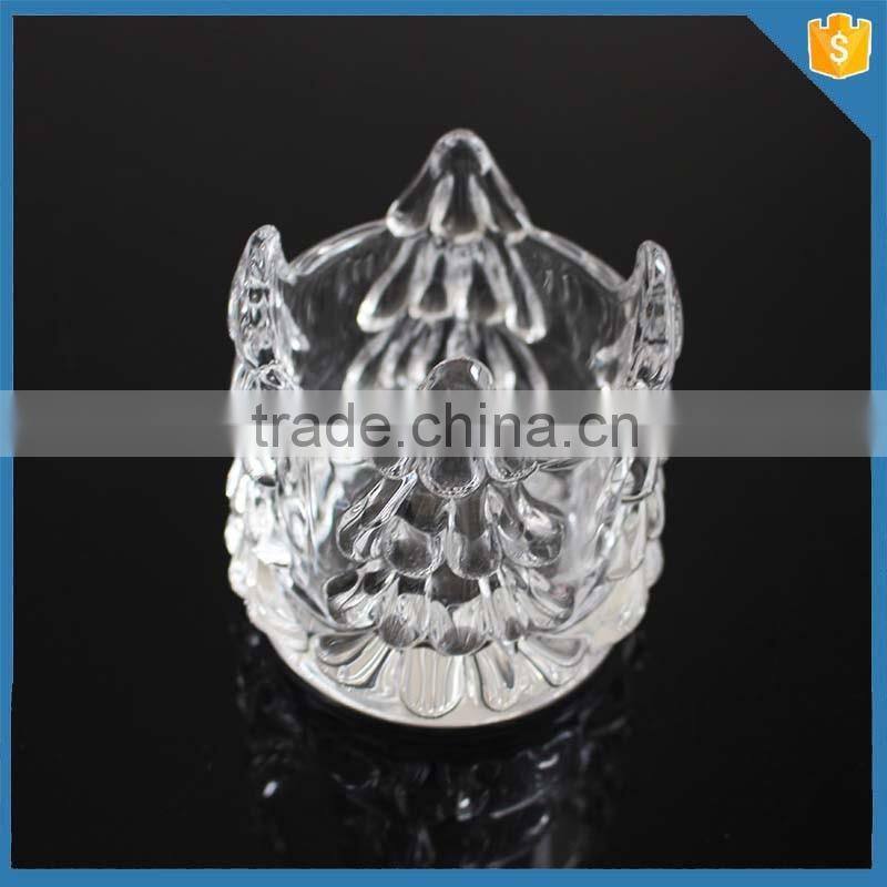 alibaba china crystal hand pressed glass antique votive cup with christmas tree patttern