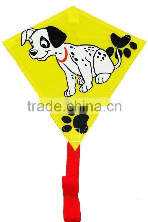 smiley diamond kite