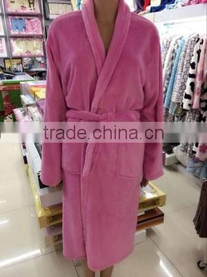 wholesale adult onesie cheap soft coral fleece bathrobe made in china