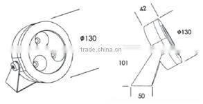 outdoor lighting modern design long lifespan LED garden lawn lights