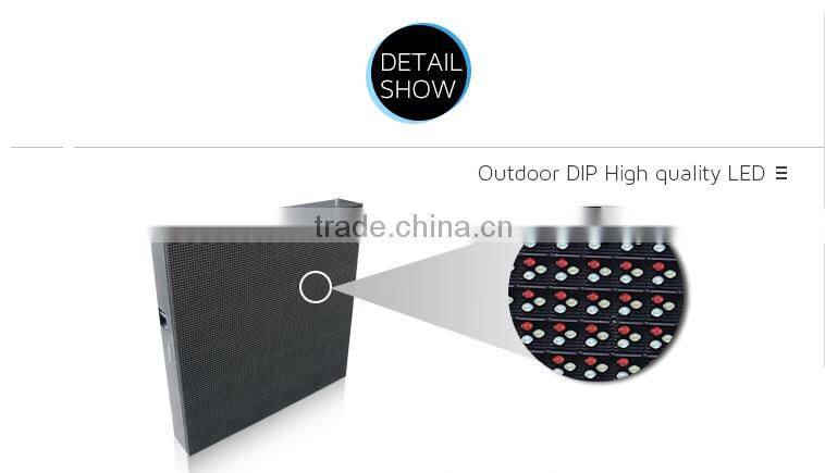 dip p8 led vidio wall led display of high density