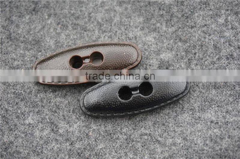 OVAL ACRYL 2-HOLES TOGGLE BUTTON FOR GARMENT ACCESSORIES
