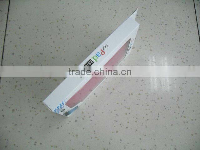 cheaper paper ipad mini case package with PVC window