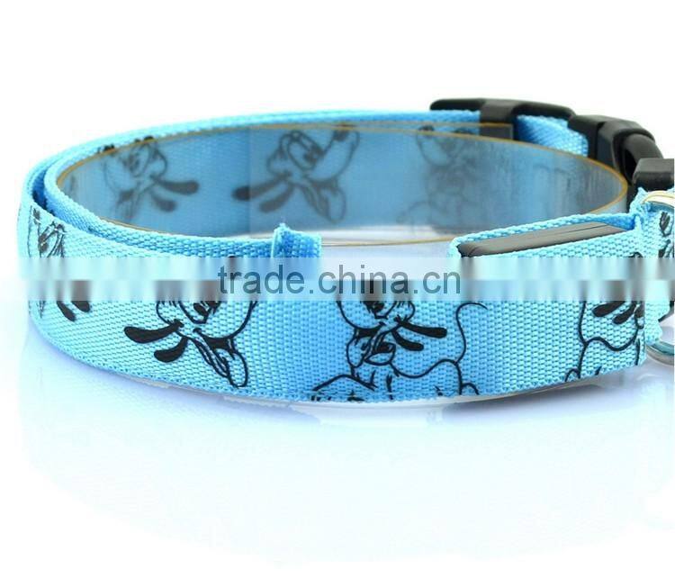 Safety LED Light-up Flashing Glow in the Dark Lighted Dog Collars