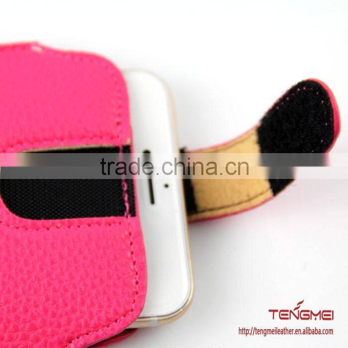 velcro vertical pouch case for iphones, popular design for phone cases