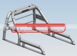 High quality 3" American Style Stainless Steel Roll Bar with side handrails for D-max2007-2012
