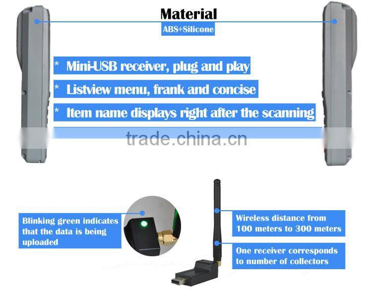 laser head barcode scanner with printer wireless winCE RFID /wifi/GPS/camera/