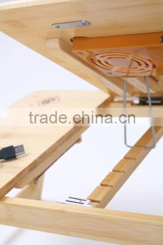 Bamboo laptop desk, folding laptop desk
