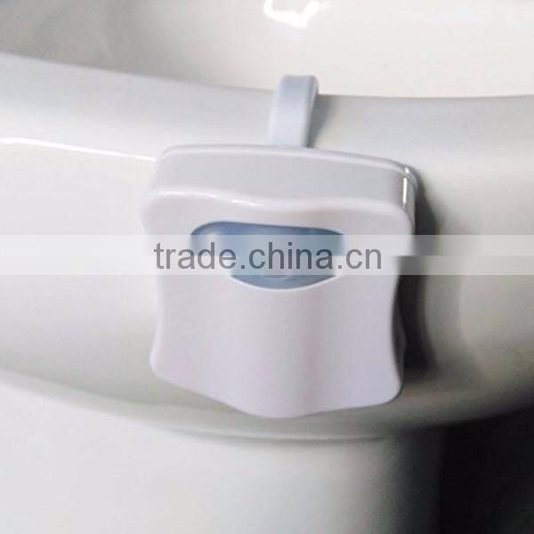Body Motion Sensing Battery Operated 1LED Toilet Night Light