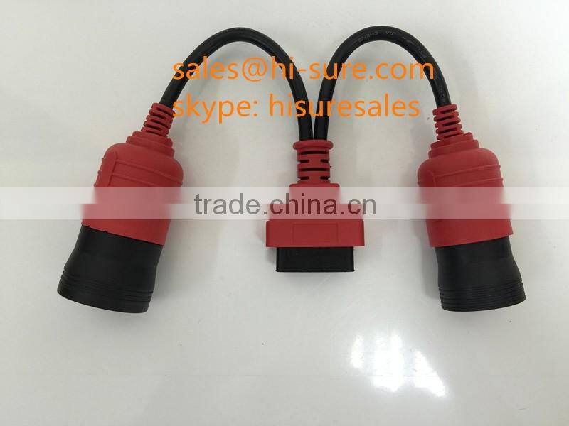 heavy duty industrial connector J1708J1939 to OBD2 adapter for diesel obd2 scanner