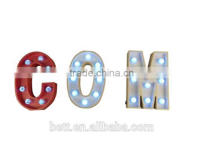 direct manufacture of illuminated turbo marquee letter light