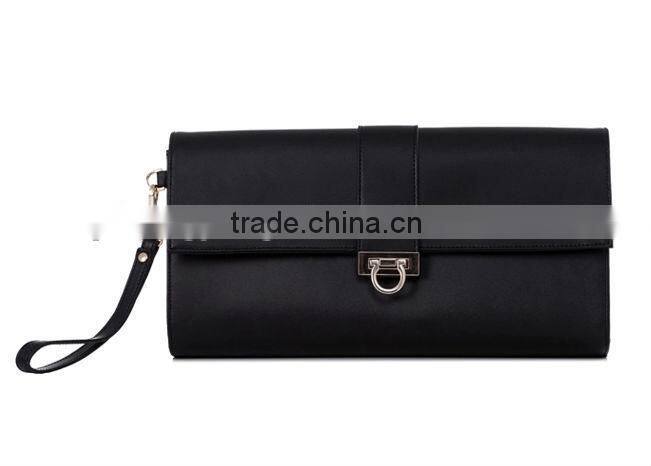 pure leather clutch handbags fashion women