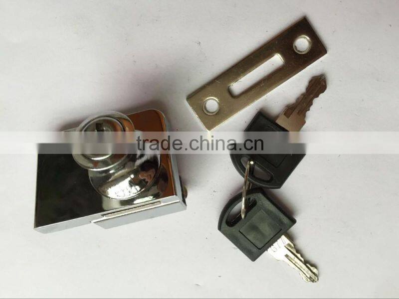 HJ-091 Furniture drawer lock, Cabinet glass door lock, Glass showcase lock