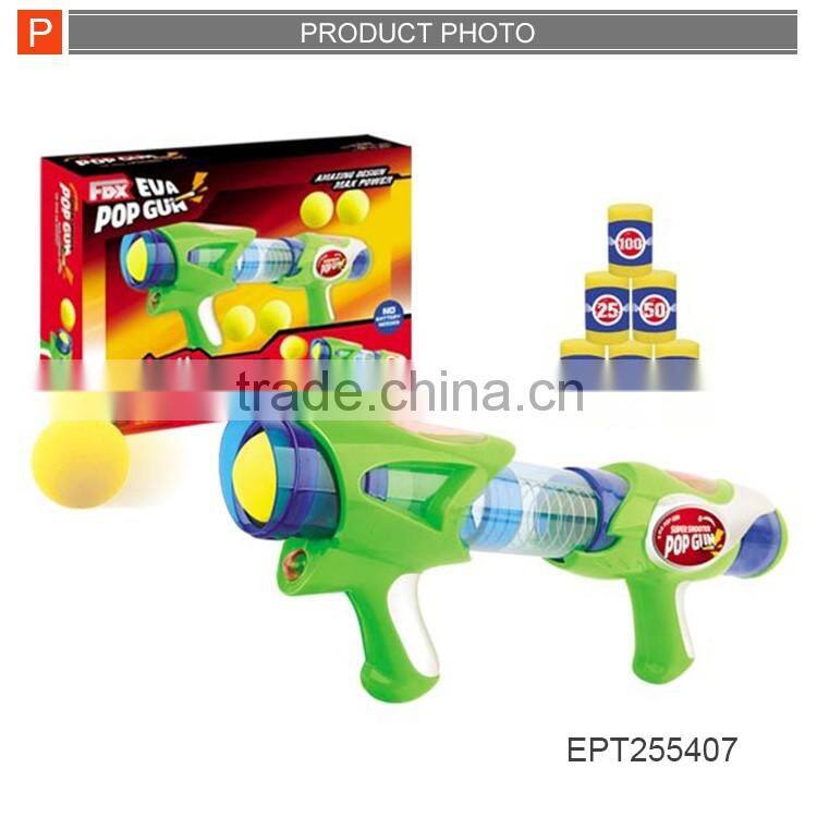 Fashionable toy pop gun eva shooter gun toy