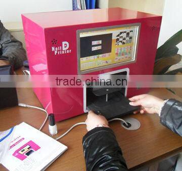 Built-in PC Touch Screen Fake Nail tip Printer Computer inside