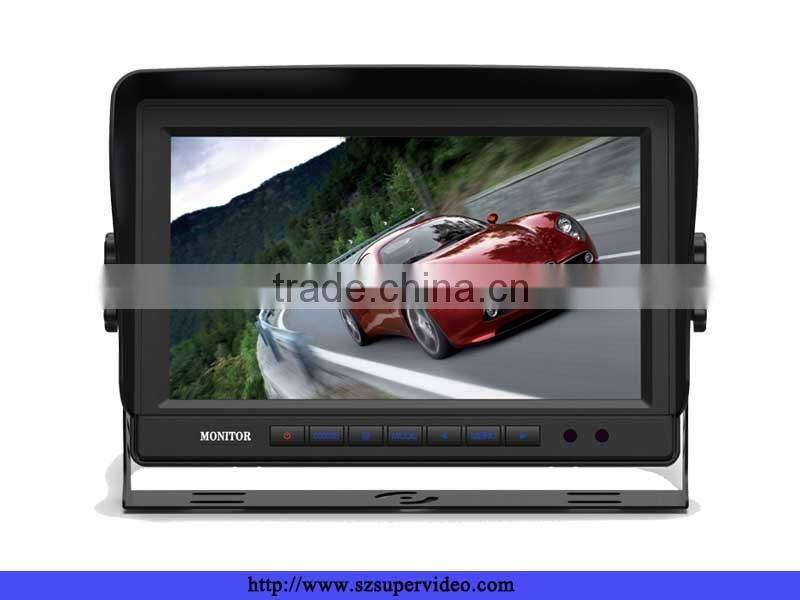 10.1 inch car quad monitor automobile dashboard monitor with 4 video input