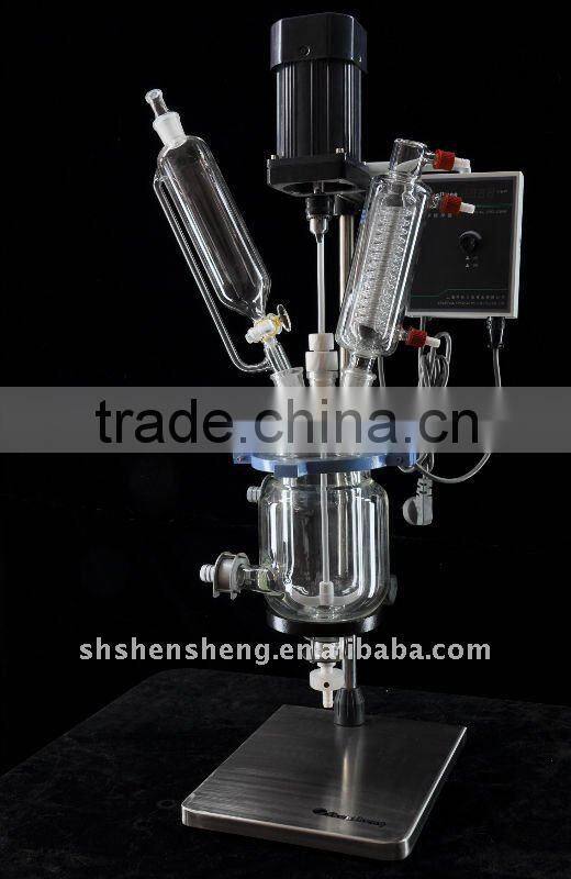 Biodiesel Reactor 2L Borosilicate Condenser Vacuum