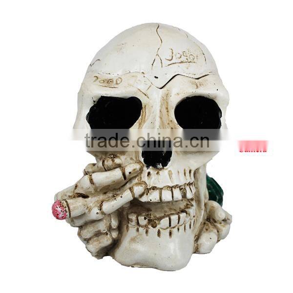 Personalized skull ashtray gift