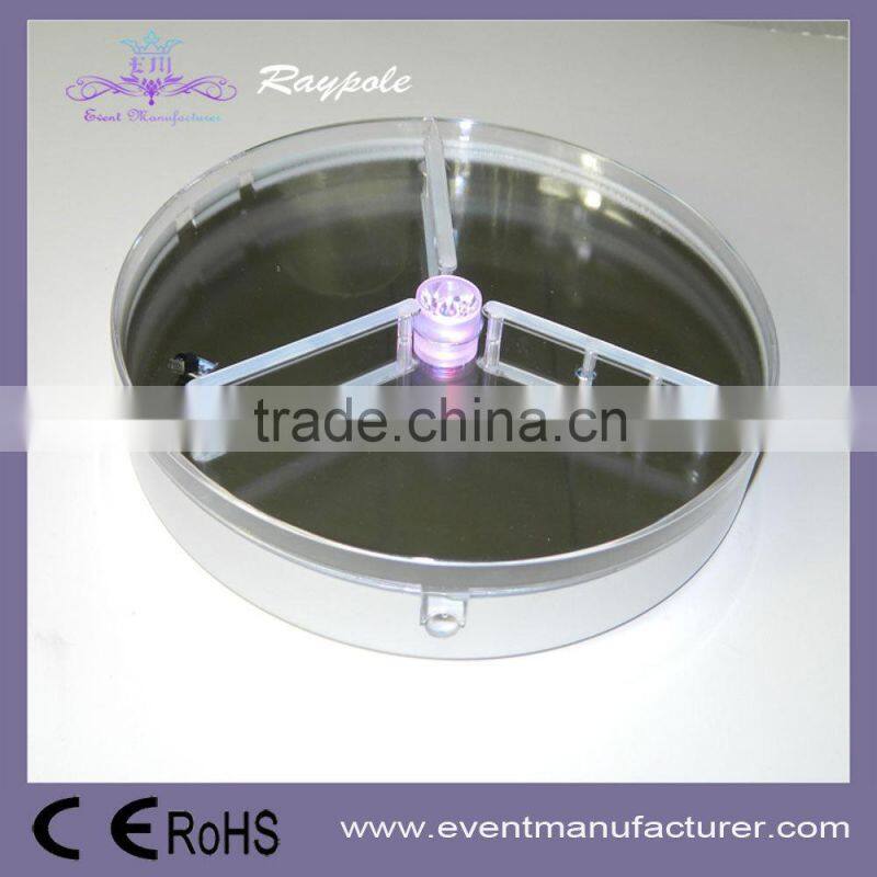 Wireless RGB vase led centerpiece light base for bear/wine bucket