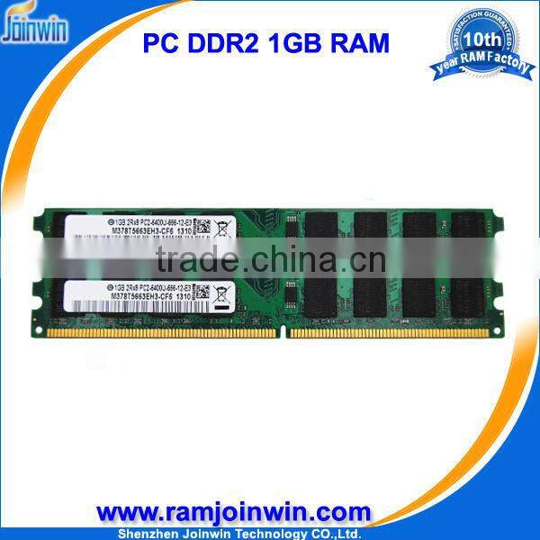 Branded export surplus ddr2 desktop ram 1gb 800mhz