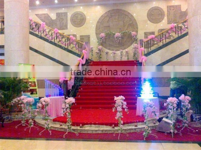 20*275cm In Stock Wedding Organza Cheap Wedding Chair Cover Sashes Sash Party Banquet Decoration Bow Colours